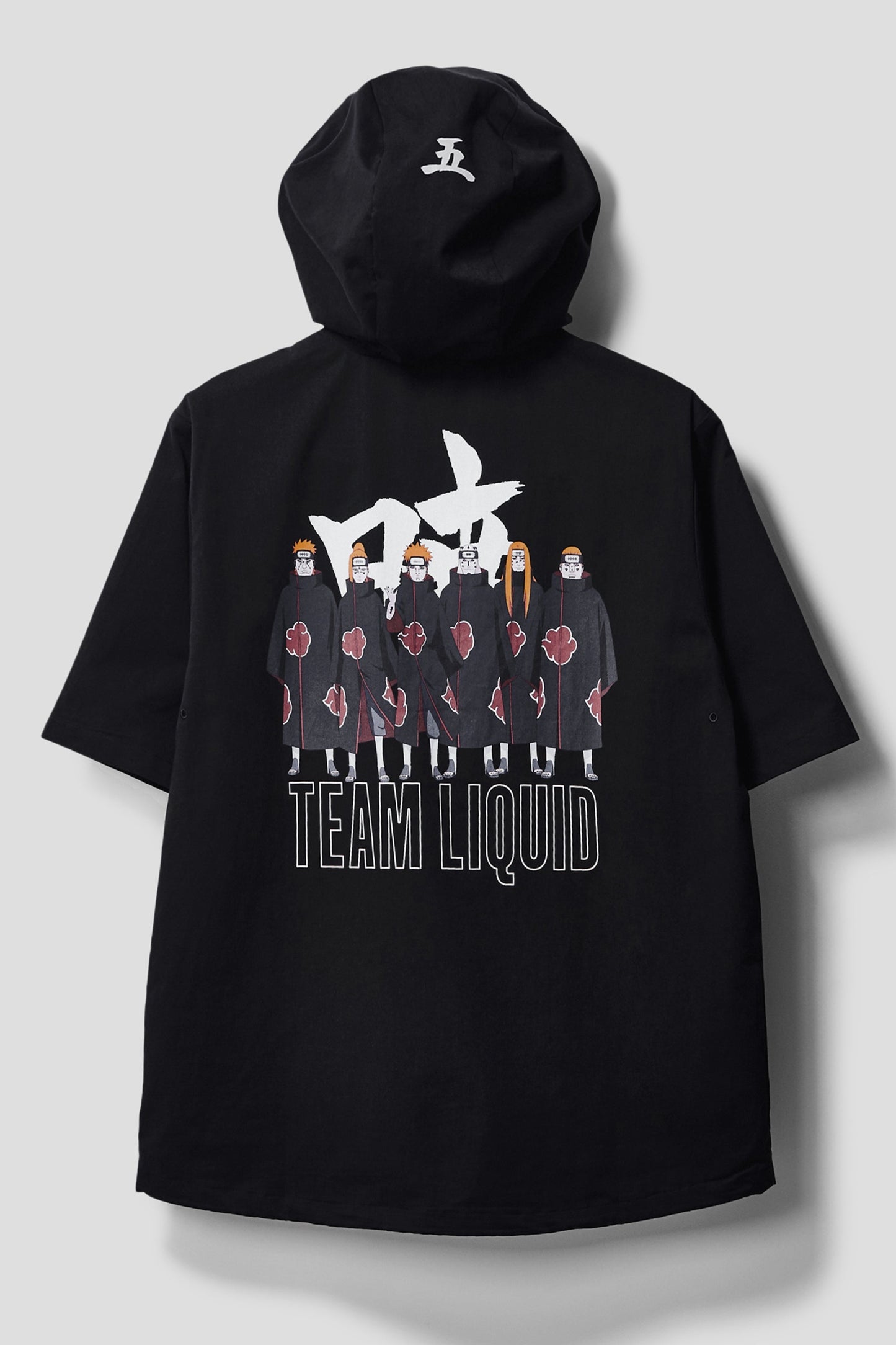 LIQUID x NARUTO AKATSUKI SIX PATHS OF PAIN SHORT SLEEVE TECH HOODIE - Team Liquid