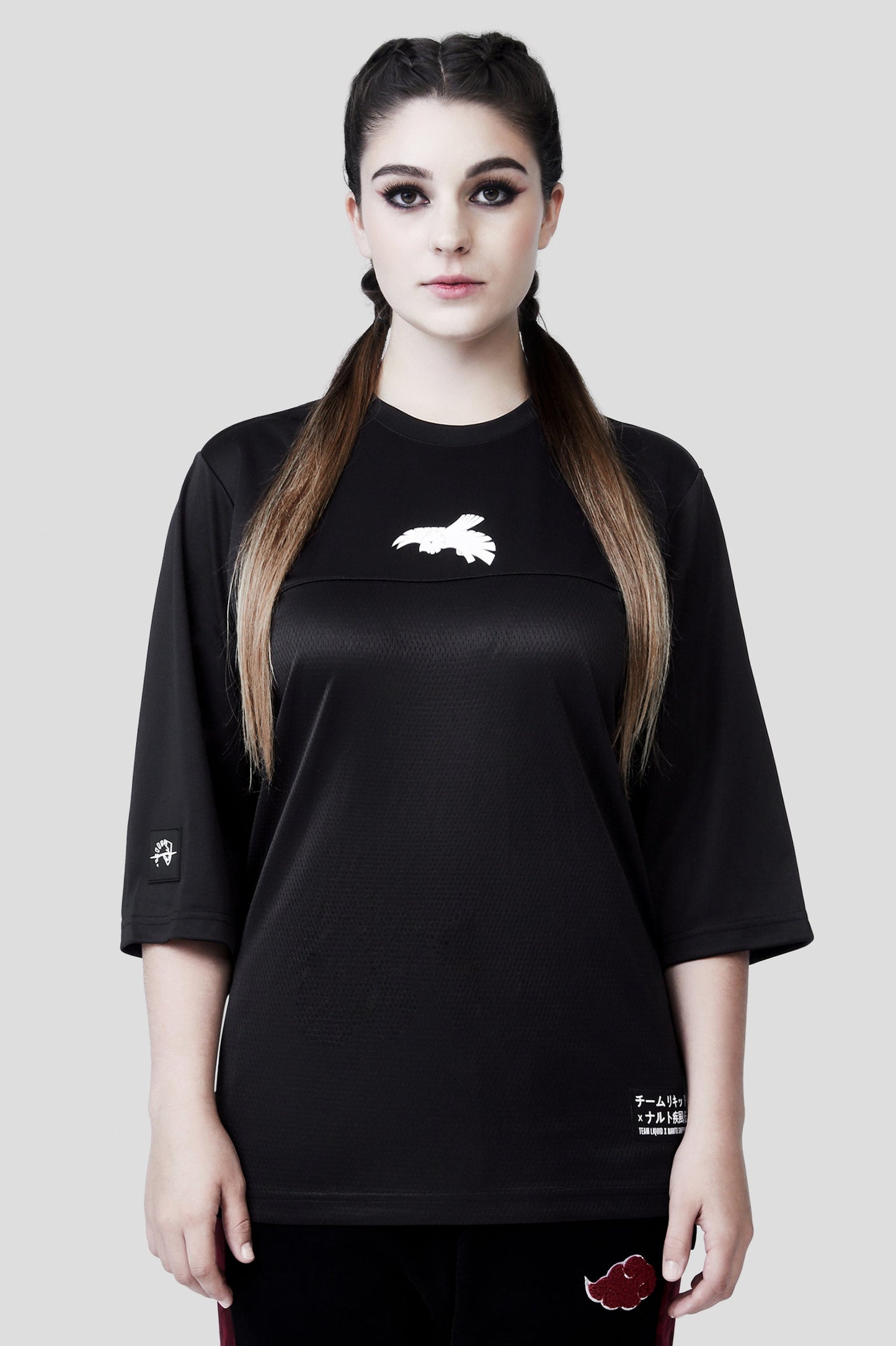 LIQUID x NARUTO AKATSUKI DEIDARA C1 MESH PUFF TEE - Team Liquid