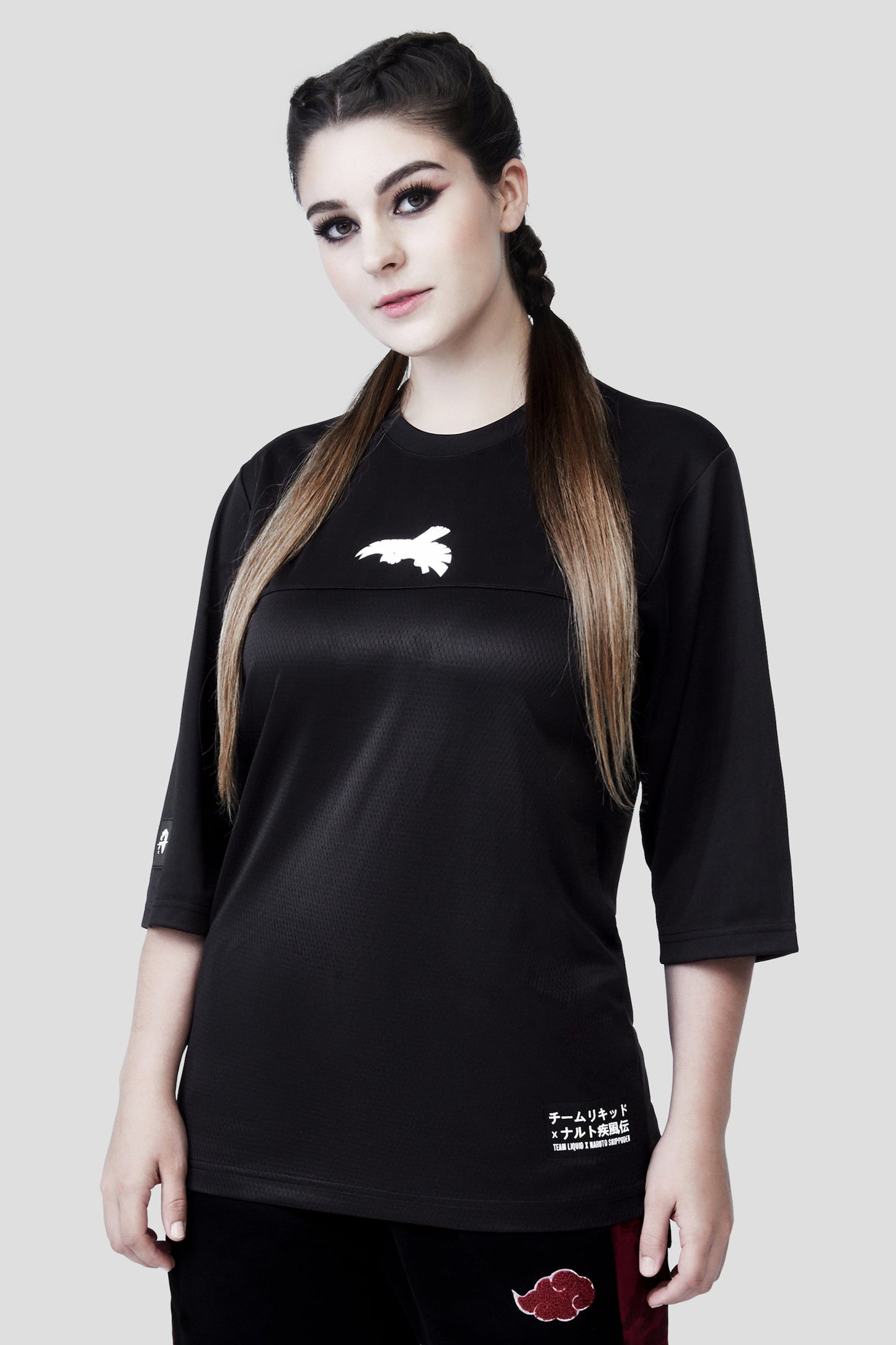 LIQUID x NARUTO AKATSUKI DEIDARA C1 MESH PUFF TEE - Team Liquid