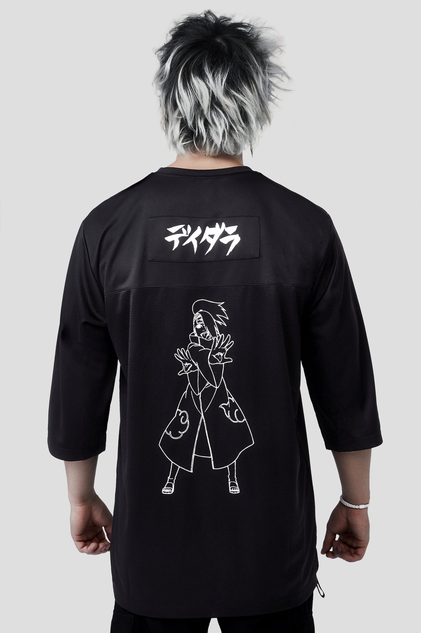 LIQUID x NARUTO AKATSUKI DEIDARA C1 MESH PUFF TEE - Team Liquid