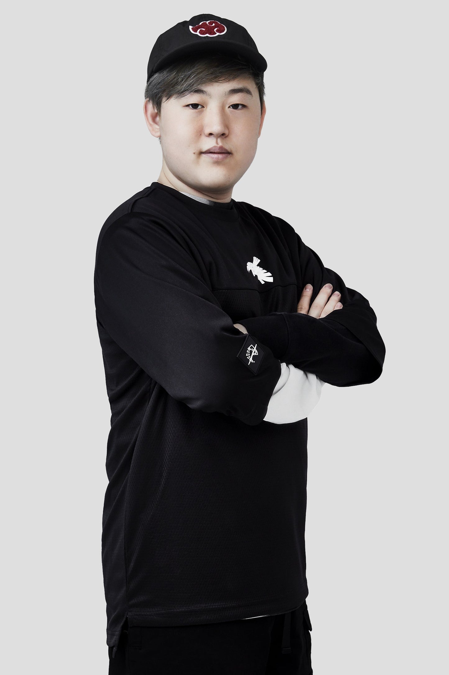 LIQUID x NARUTO AKATSUKI DEIDARA C1 MESH PUFF TEE - Team Liquid