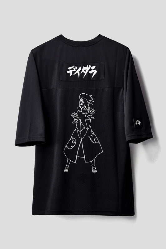 LIQUID x NARUTO AKATSUKI DEIDARA C1 MESH PUFF TEE - Team Liquid