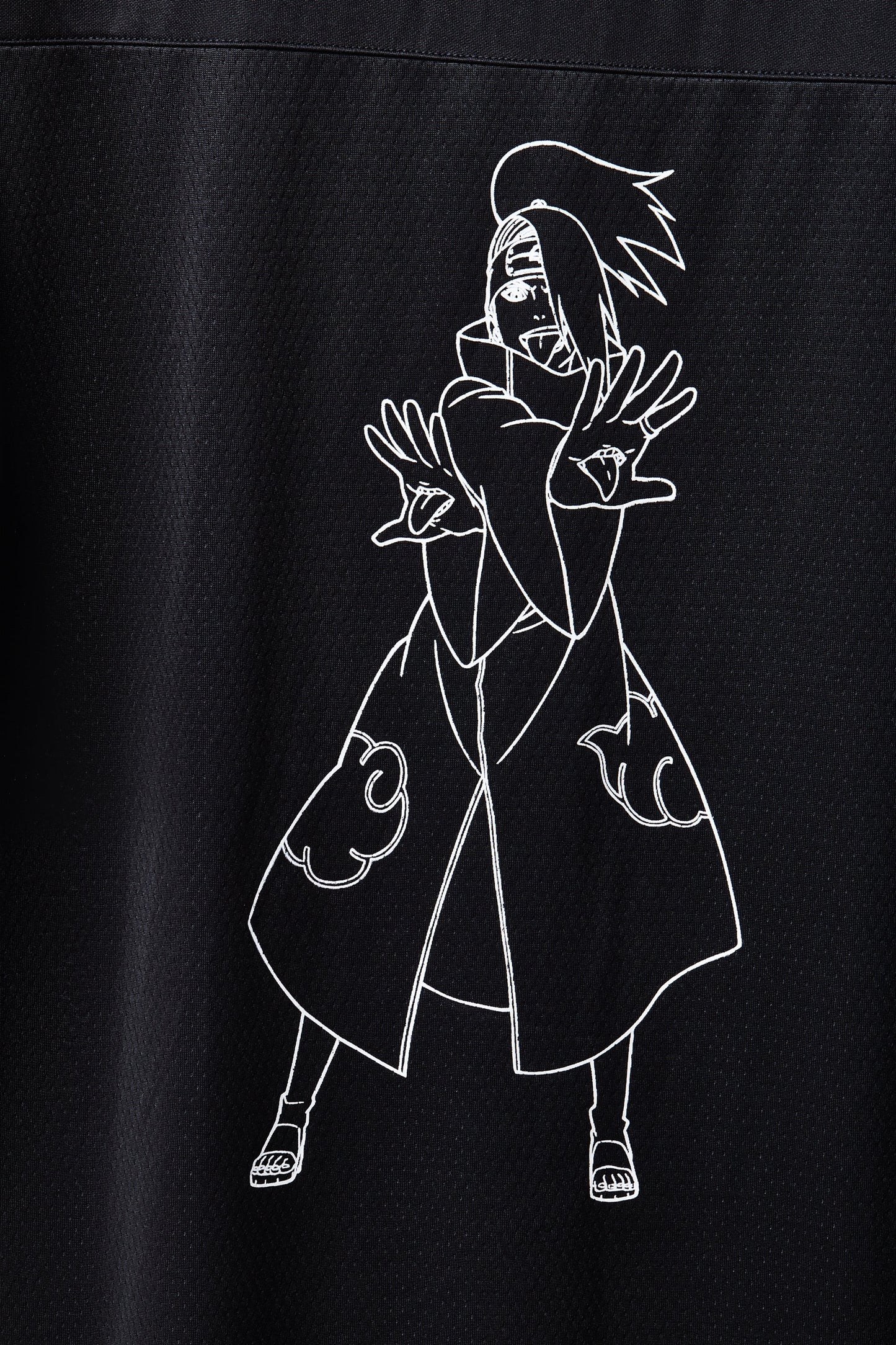 LIQUID x NARUTO AKATSUKI DEIDARA C1 MESH PUFF TEE - Team Liquid