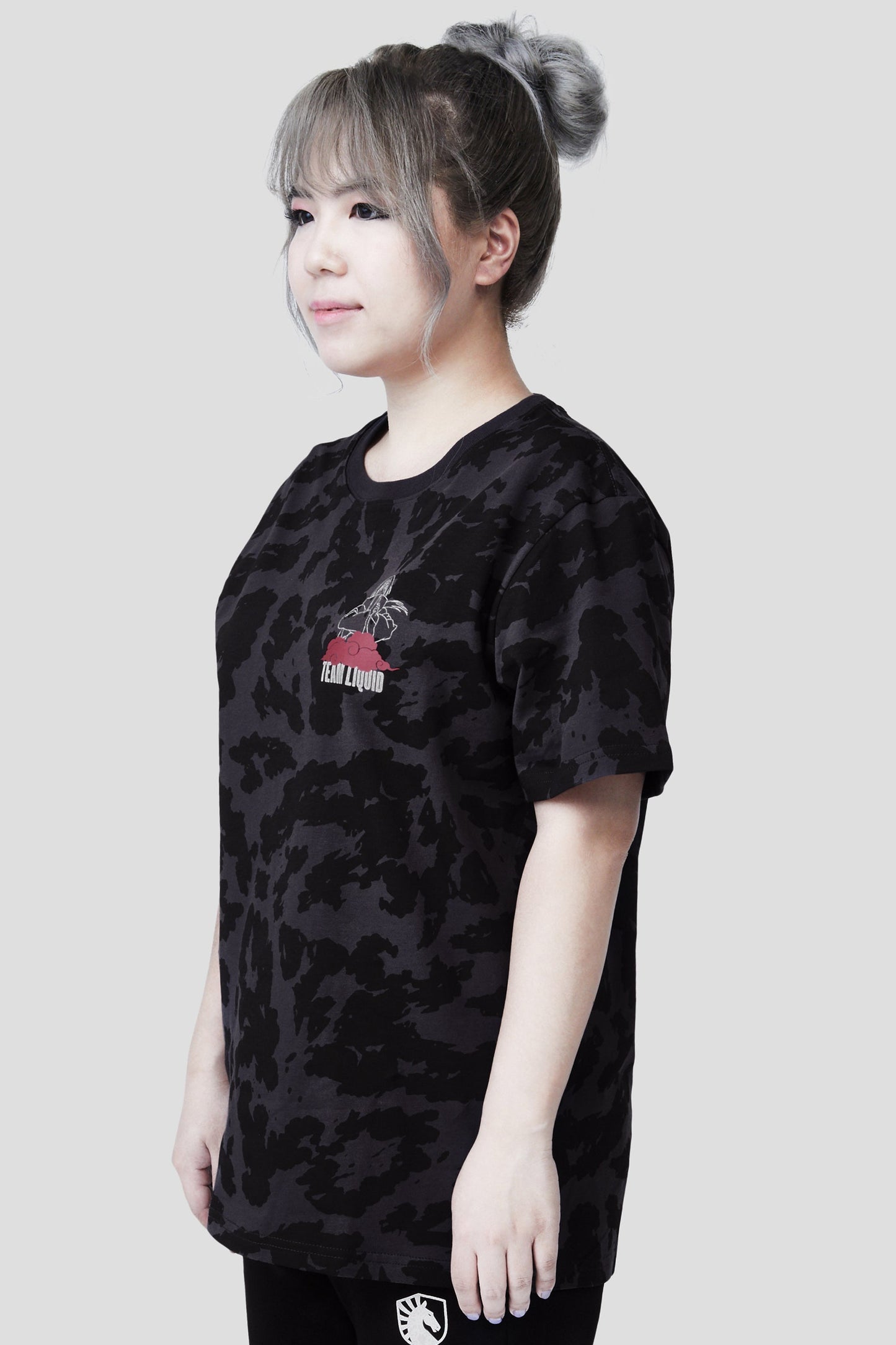 LIQUID x NARUTO AKATSUKI ITACHI AMATERASU SHORT SLEEVE TEE - Team Liquid