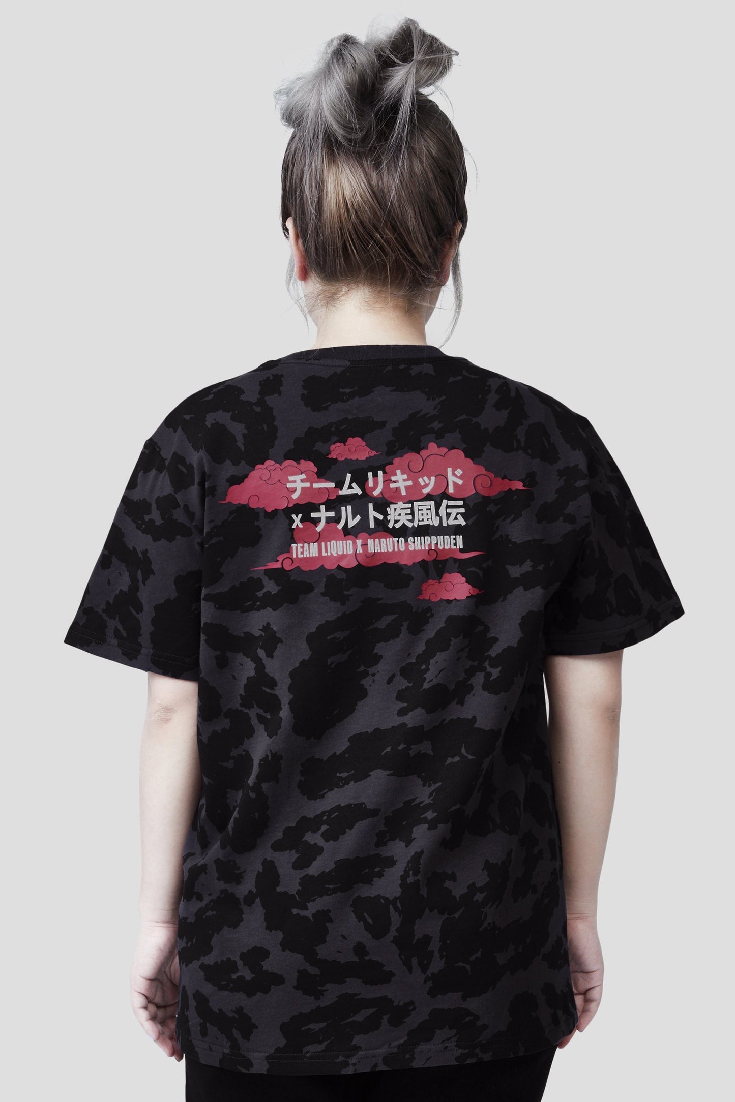 LIQUID x NARUTO AKATSUKI ITACHI AMATERASU SHORT SLEEVE TEE - Team Liquid