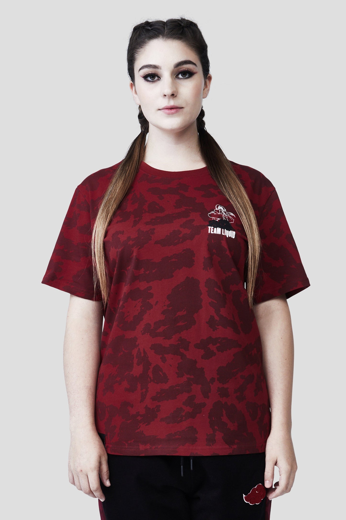 LIQUID x NARUTO AKATSUKI ITACHI DŌJUTSU SHORT SLEEVE TEE - Team Liquid