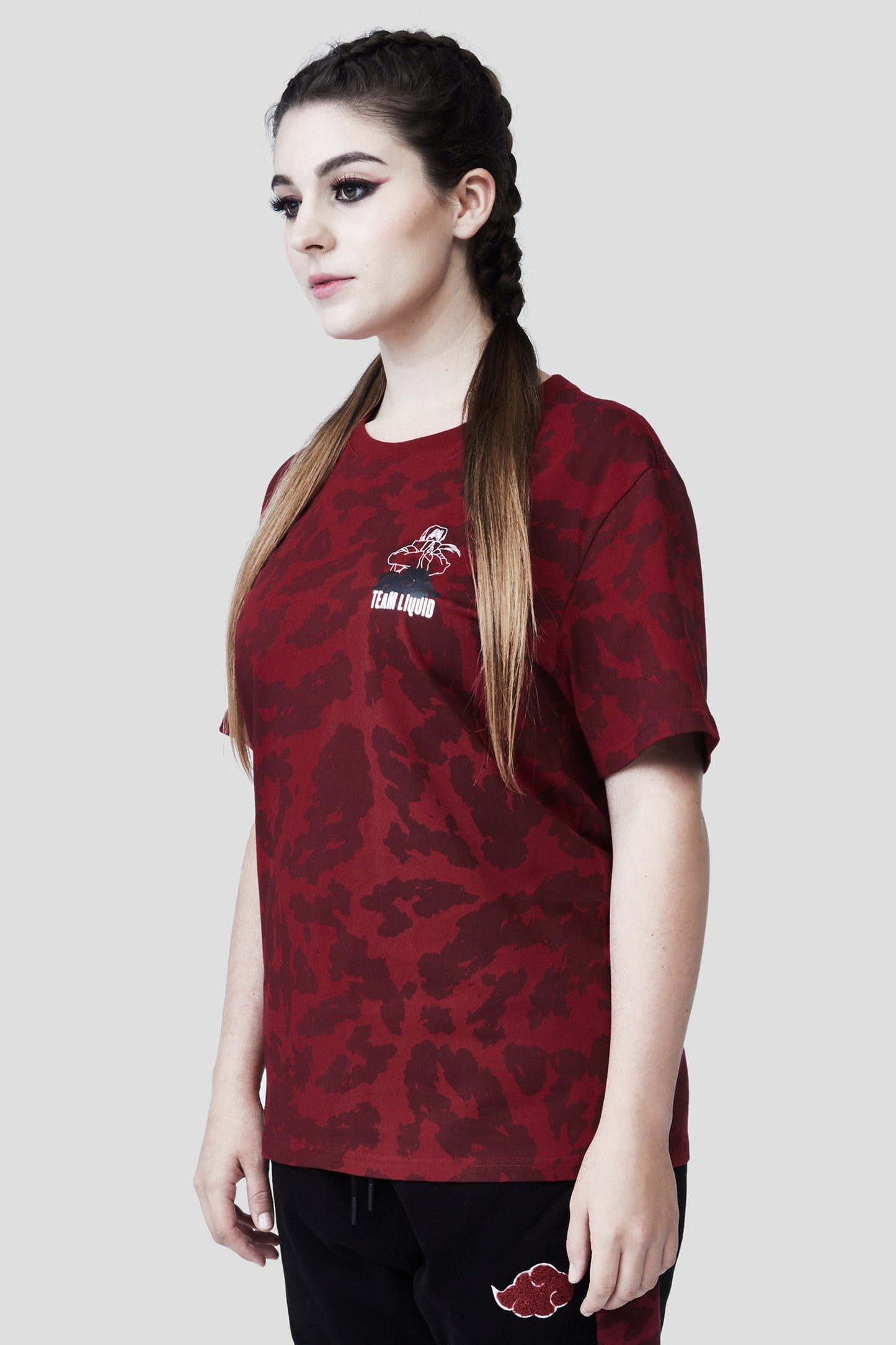 LIQUID x NARUTO AKATSUKI ITACHI DŌJUTSU SHORT SLEEVE TEE - Team Liquid