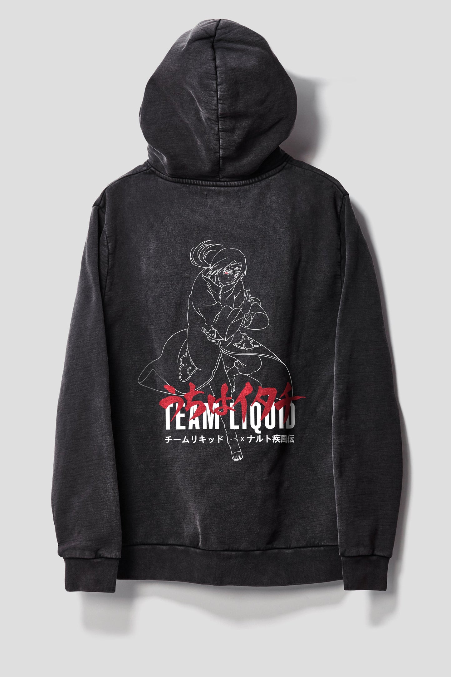 LIQUID x NARUTO ITACHI MINERAL PULLOVER HOODIE - Team Liquid