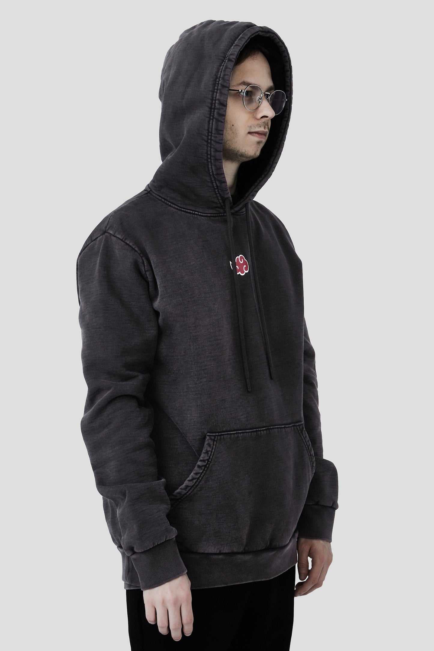 LIQUID x NARUTO ITACHI MINERAL PULLOVER HOODIE - Team Liquid