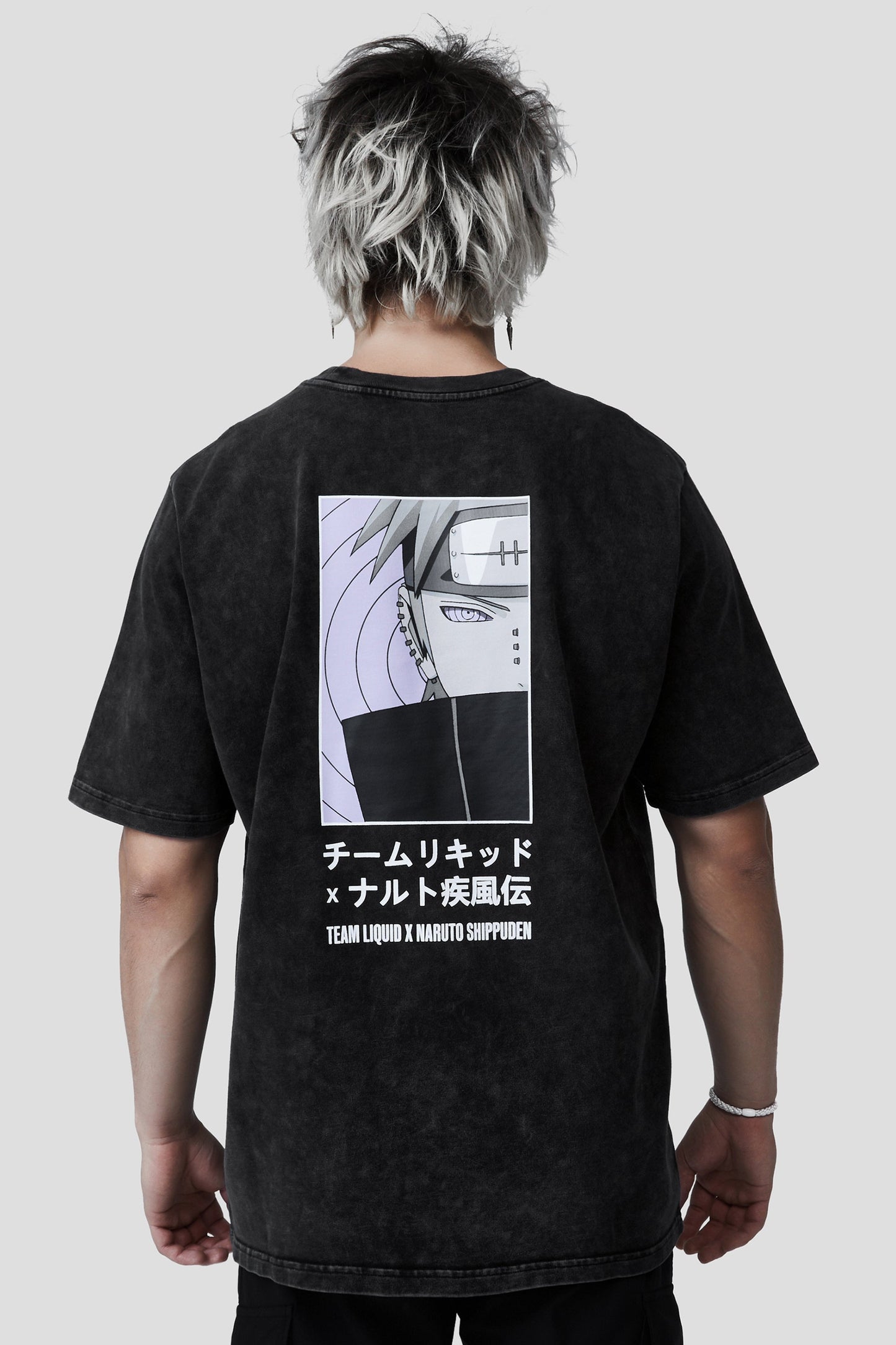 LIQUID x NARUTO AKATSUKI MINERAL RINNEGAN PAIN TEE - Team Liquid