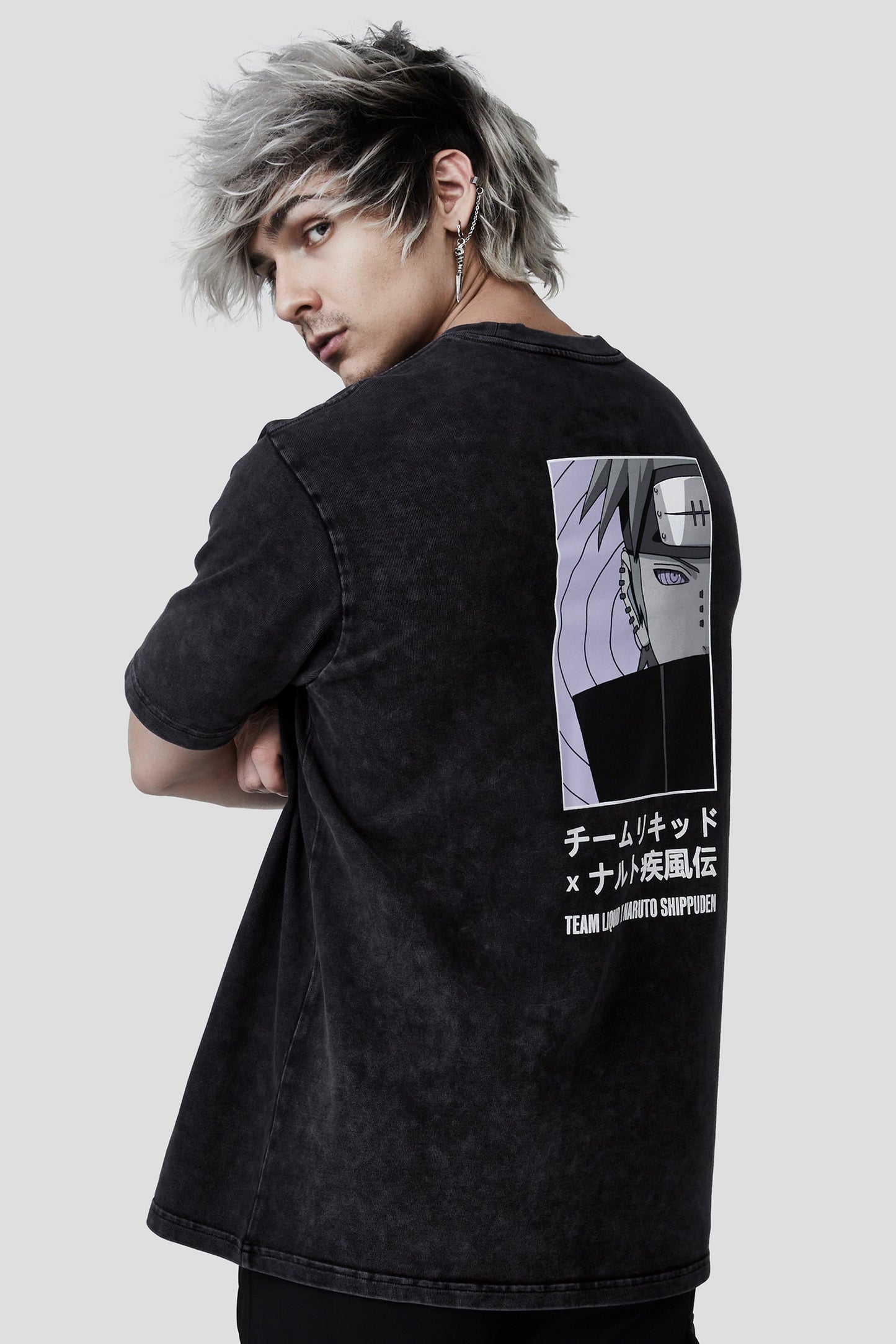 LIQUID x NARUTO AKATSUKI MINERAL RINNEGAN PAIN TEE - Team Liquid