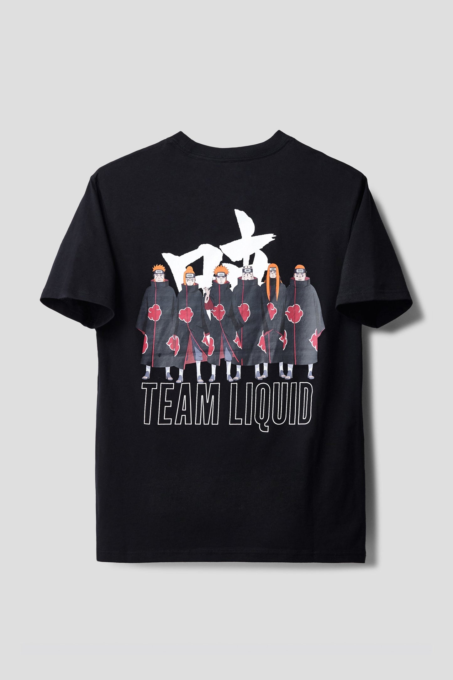 LIQUID x NARUTO AKATSUKI SIX PATHS OF PAIN SHORT SLEEVE TEE - BLACK - Team Liquid