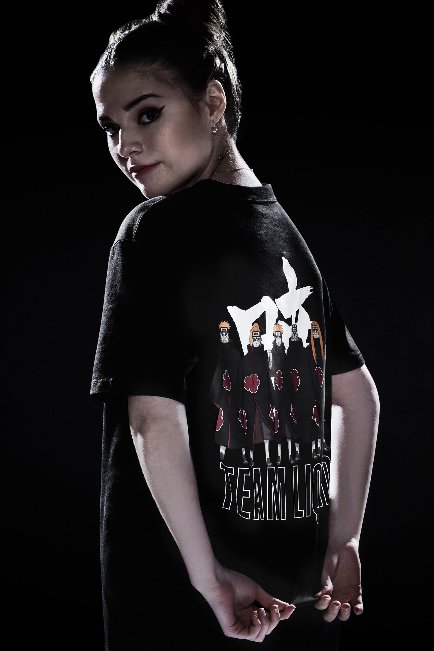 LIQUID x NARUTO AKATSUKI SIX PATHS OF PAIN SHORT SLEEVE TEE - BLACK - Team Liquid