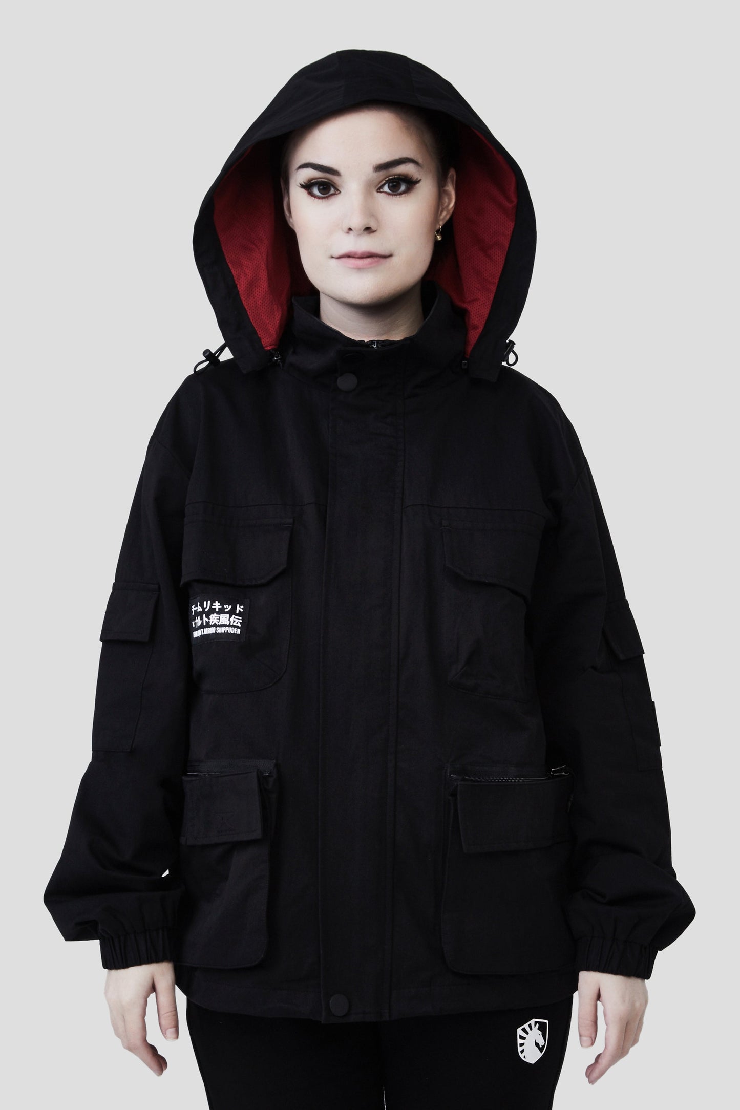 LIQUID x NARUTO AKATSUKI TSUKUYOMI ITACHI PACKABLE TECH JACKET - Team Liquid