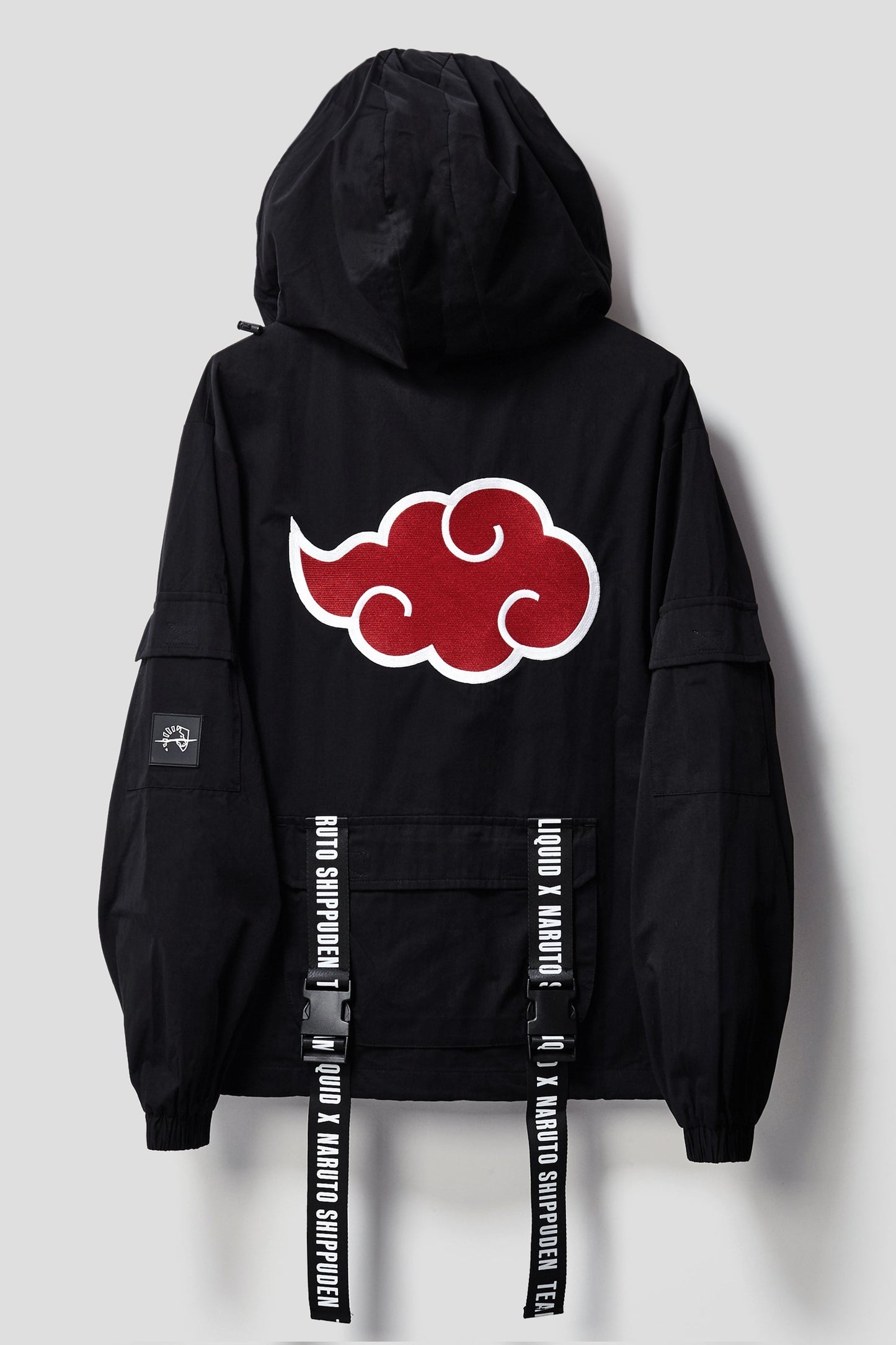 LIQUID x NARUTO AKATSUKI TSUKUYOMI ITACHI PACKABLE TECH JACKET - Team Liquid