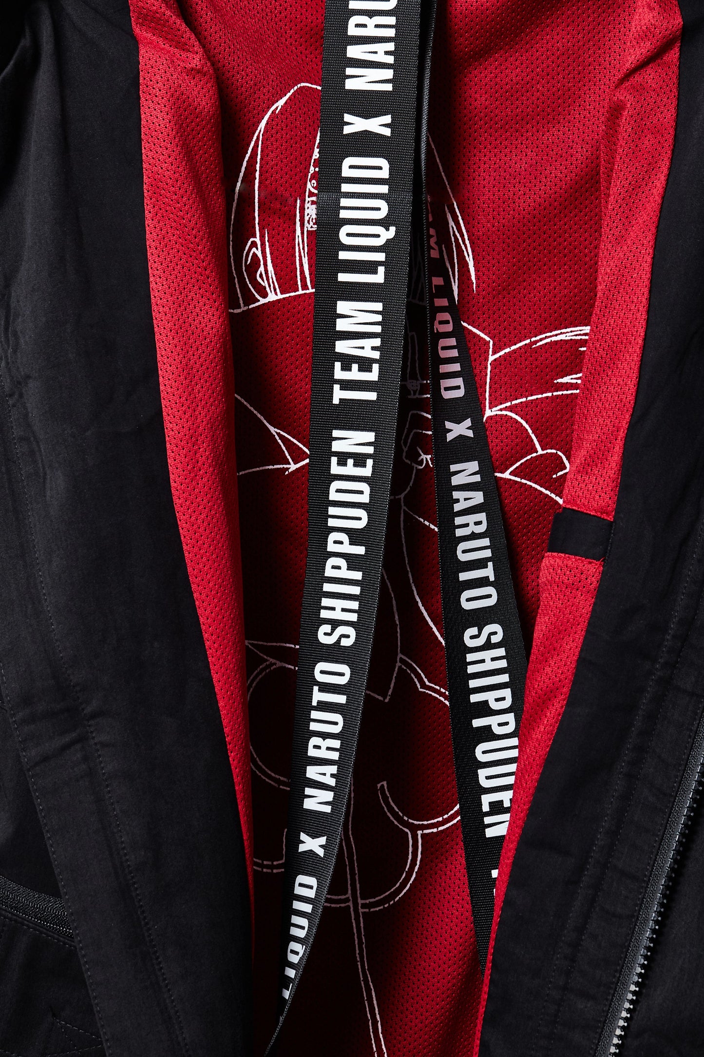 LIQUID x NARUTO AKATSUKI TSUKUYOMI ITACHI PACKABLE TECH JACKET - Team Liquid