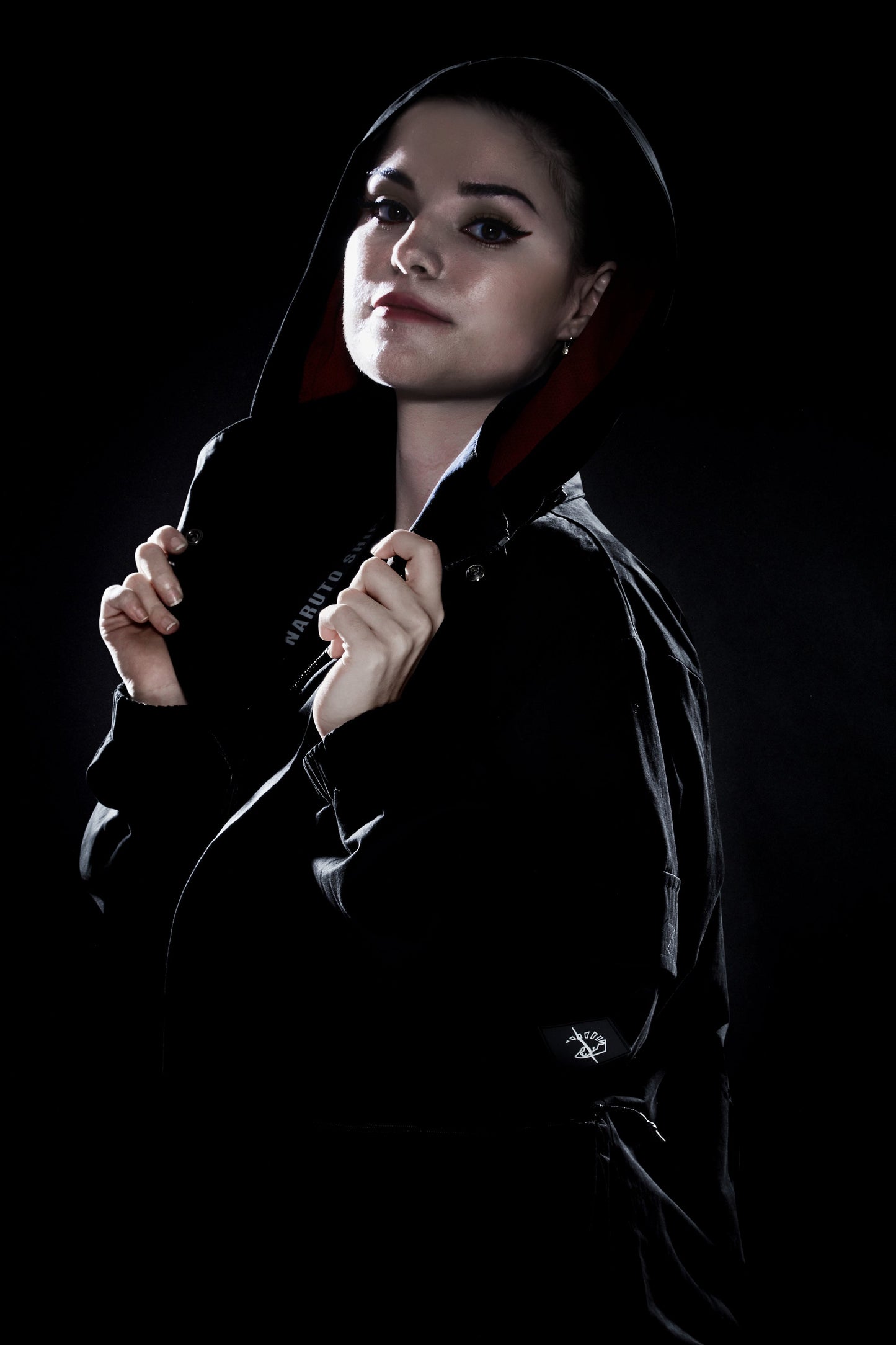 LIQUID x NARUTO AKATSUKI TSUKUYOMI ITACHI PACKABLE TECH JACKET - Team Liquid