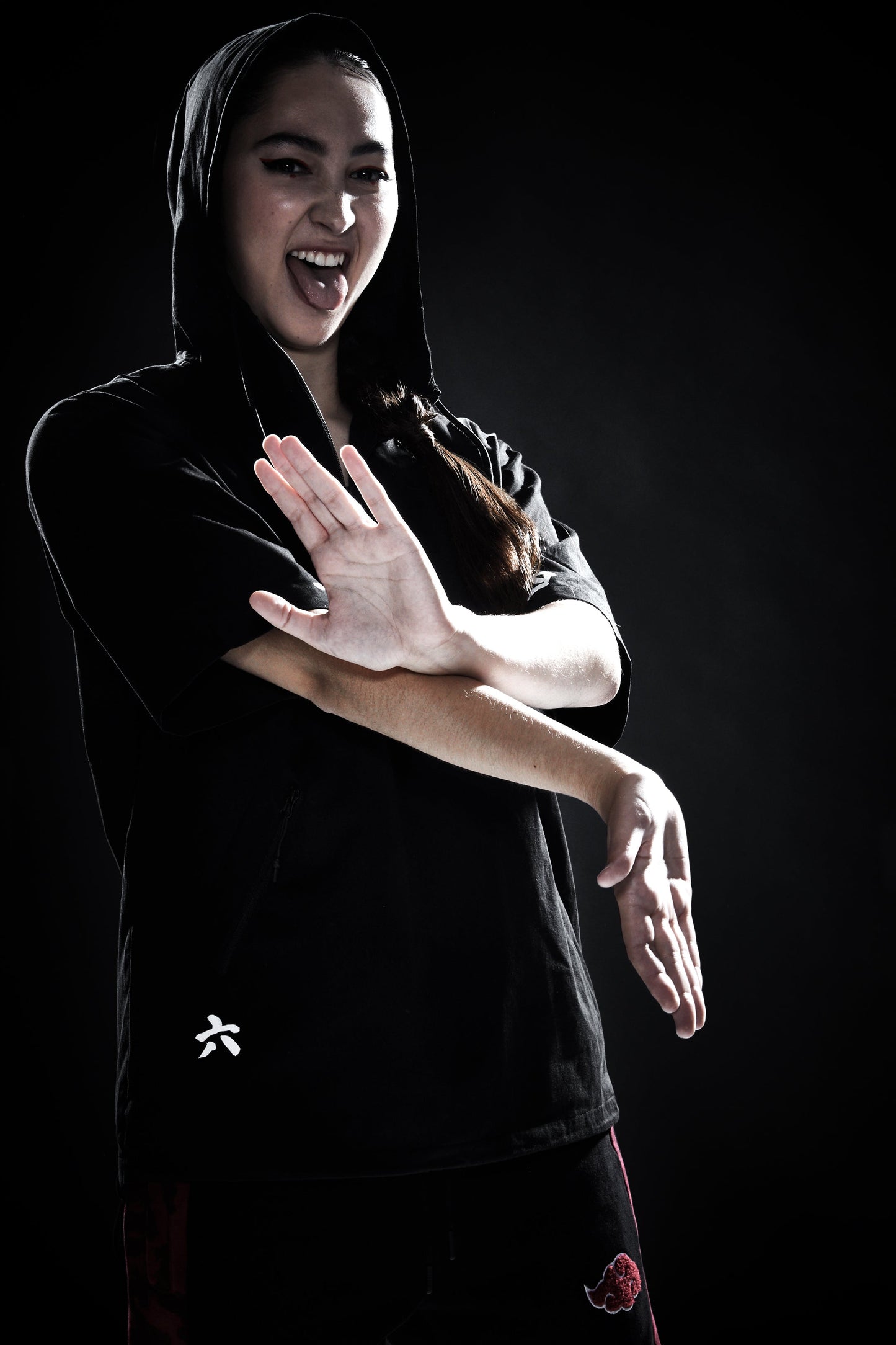 LIQUID x NARUTO AKATSUKI SIX PATHS OF PAIN SHORT SLEEVE TECH HOODIE - Team Liquid