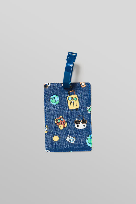 BLUE'S TRAVEL LUGGAGE TAG - NAVY - Team Liquid