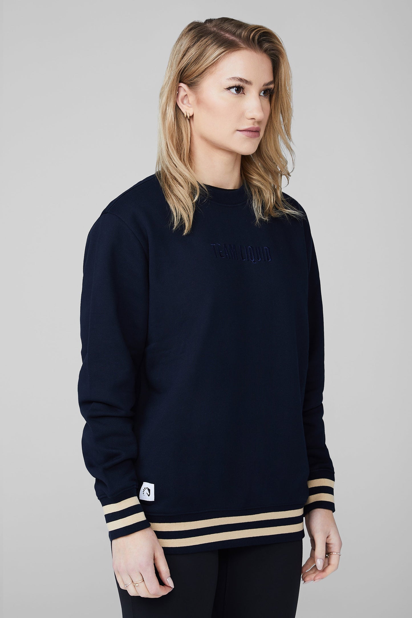 YARN DYE RIB CREWNECK - Team Liquid