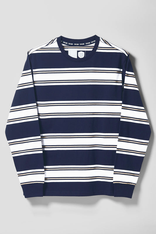 YARN DYE STRIPE LONG SLEEVE TEE