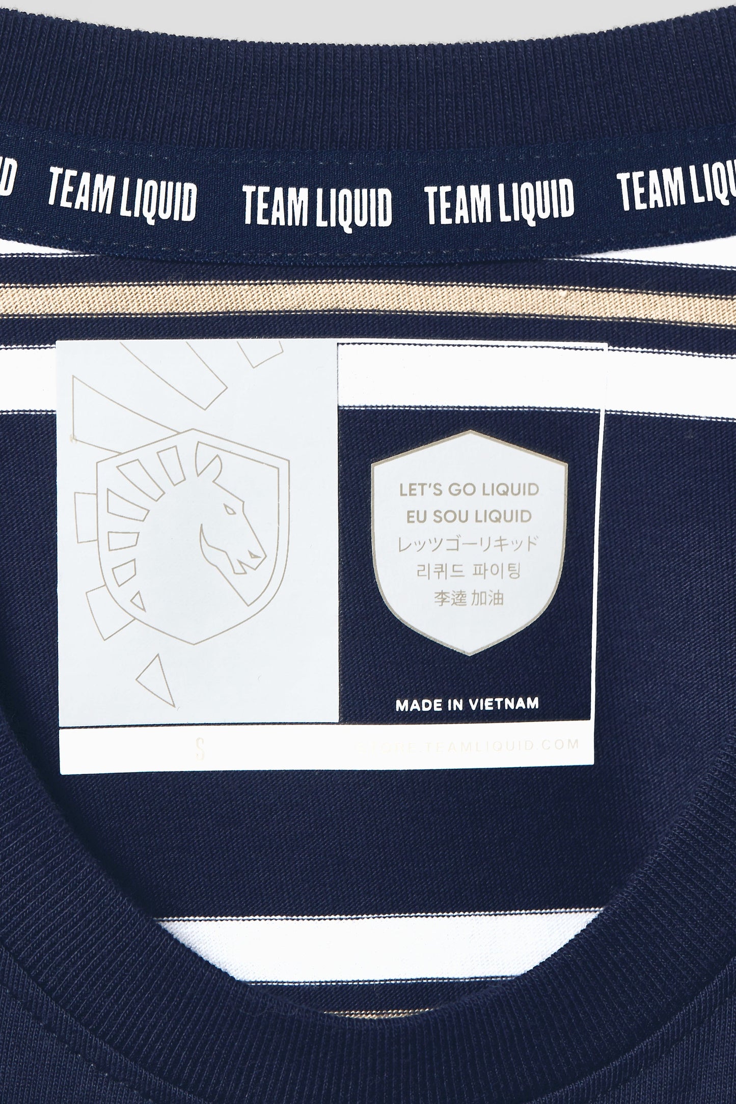 LIQUID YARN DYE STRIPE LONG SLEEVE TEE - Team Liquid