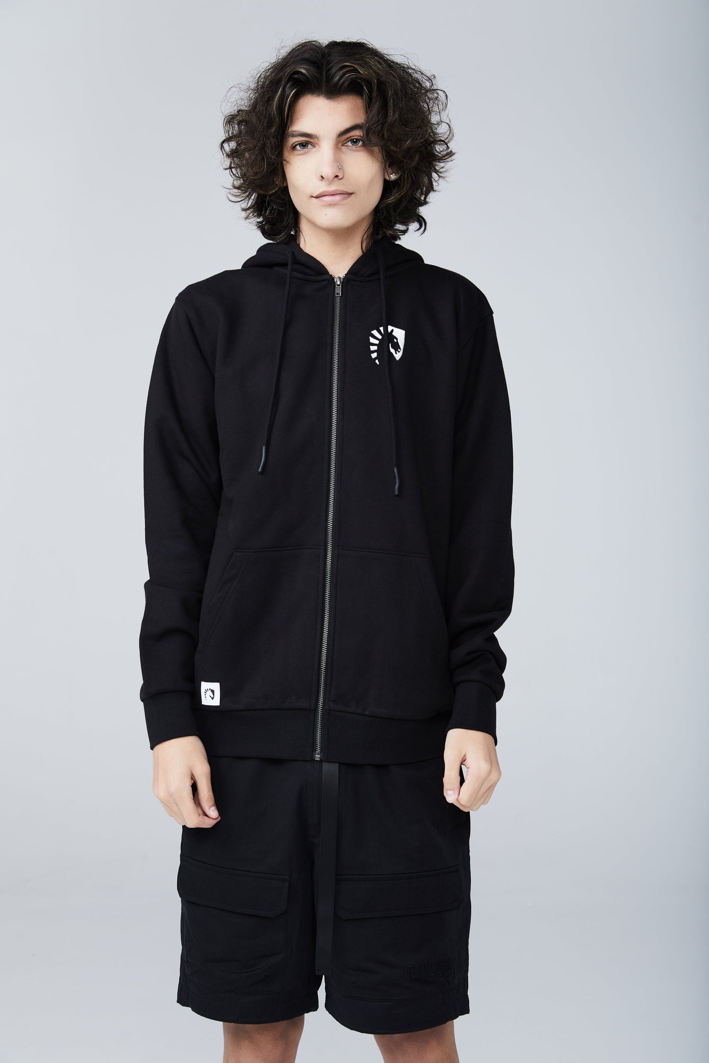 LIQUID CREST LIGHTWEIGHT ZIP HOODIE - Team Liquid