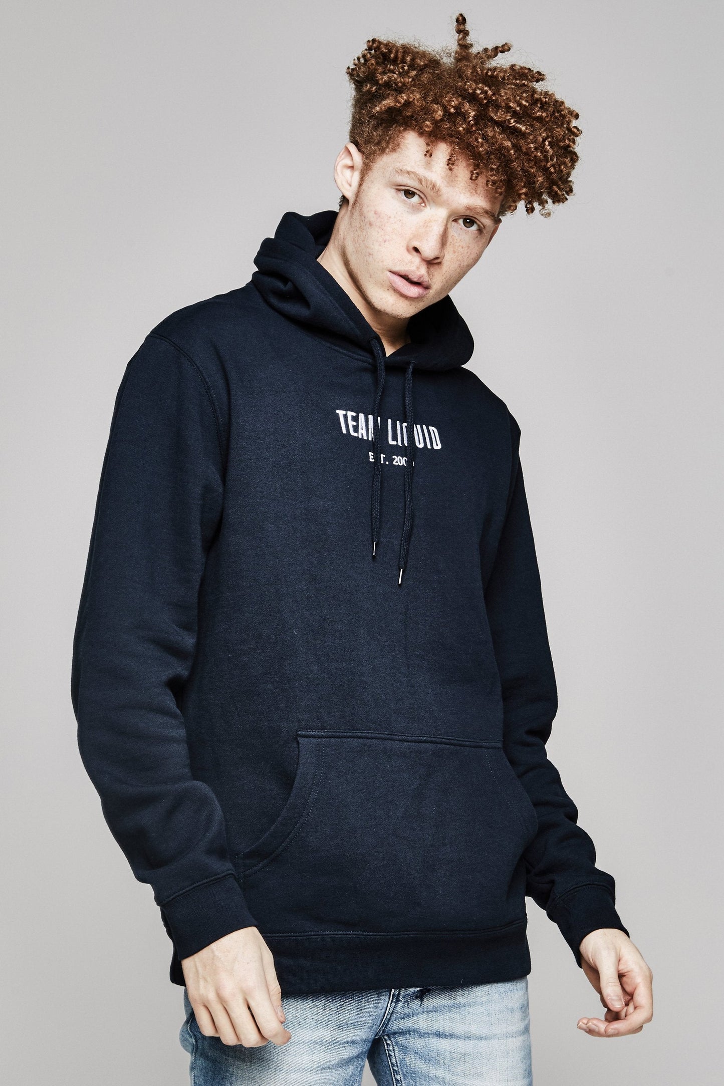 TEAM LIQUID ESTABLISHED HOODIE - NAVY - Team Liquid