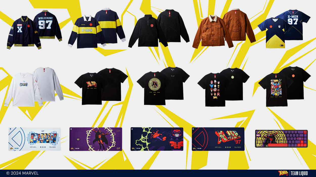 To Us, Our Fans: The Team Liquid | X-Men ‘97 Apparel Collection is Now Live!