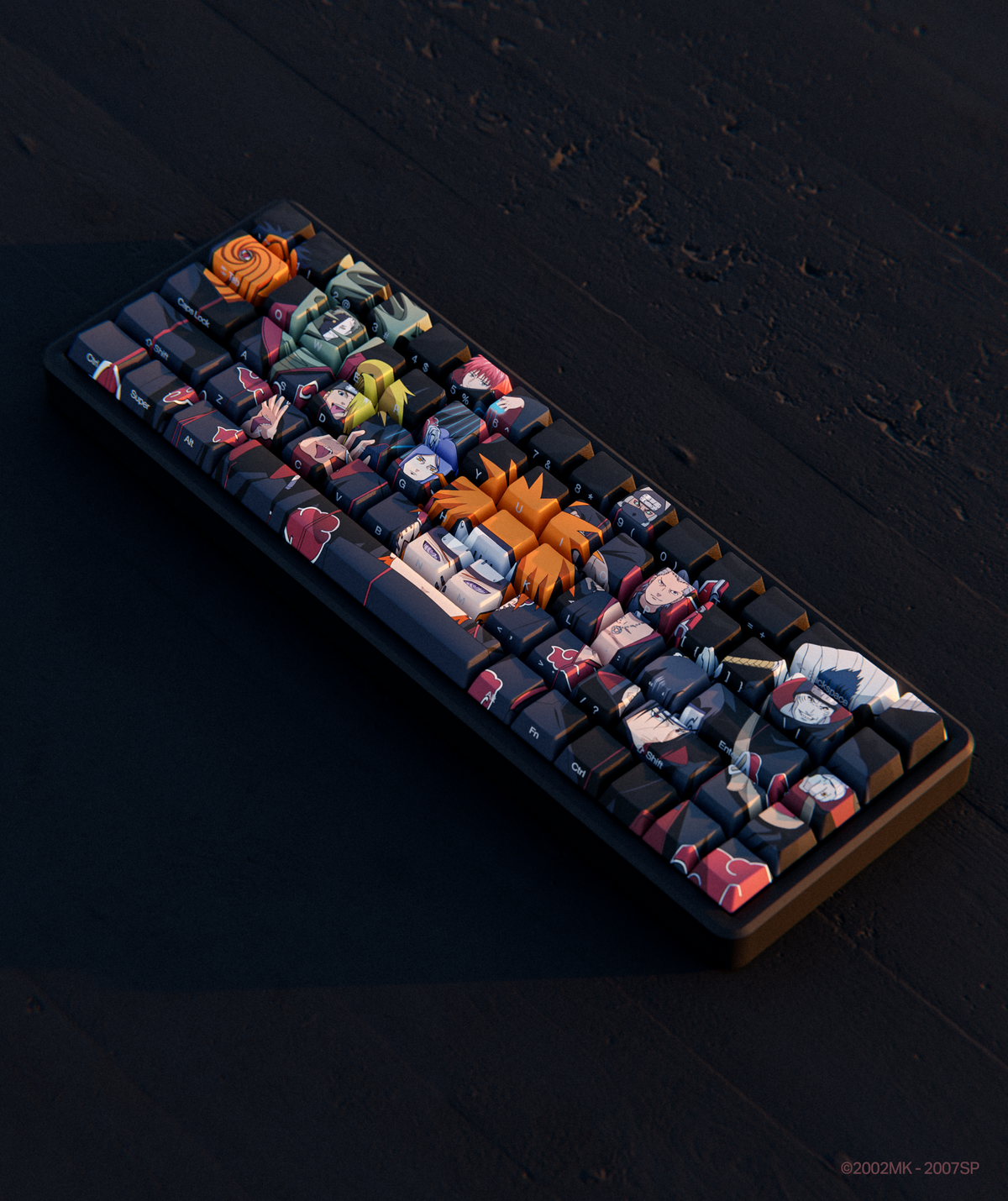 NARUTO IMMORTAL AKATSUKI KEYCAP SET