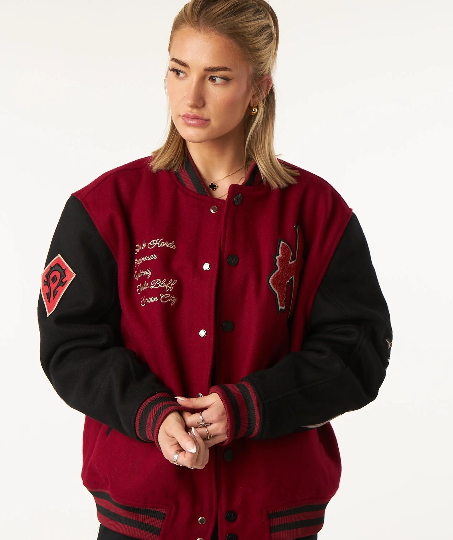 WORLD OF WARCRAFT HORDE VARSITY JACKET