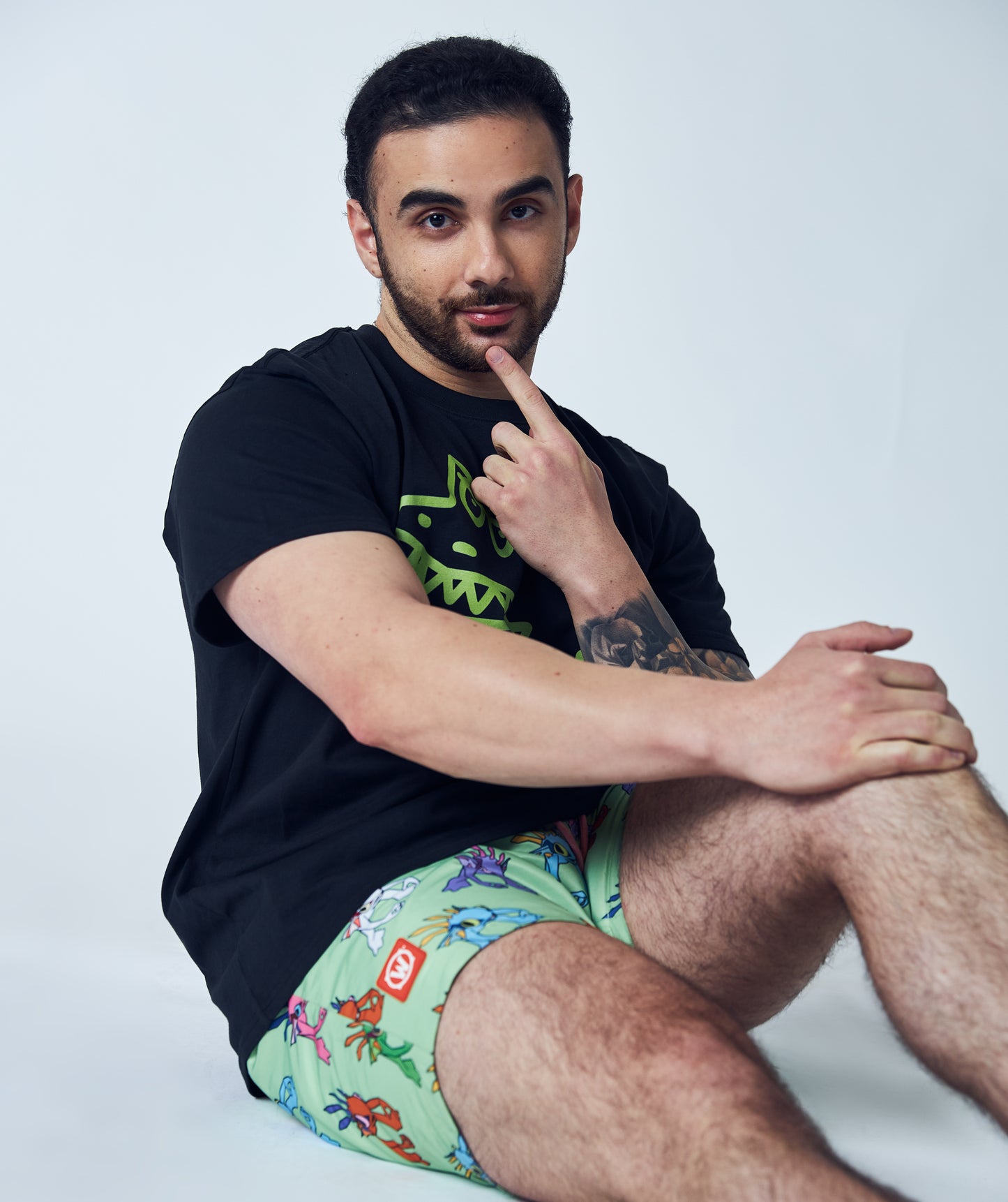 WORLD OF WARCRAFT MURLOC POOL SHORTS - GREEN