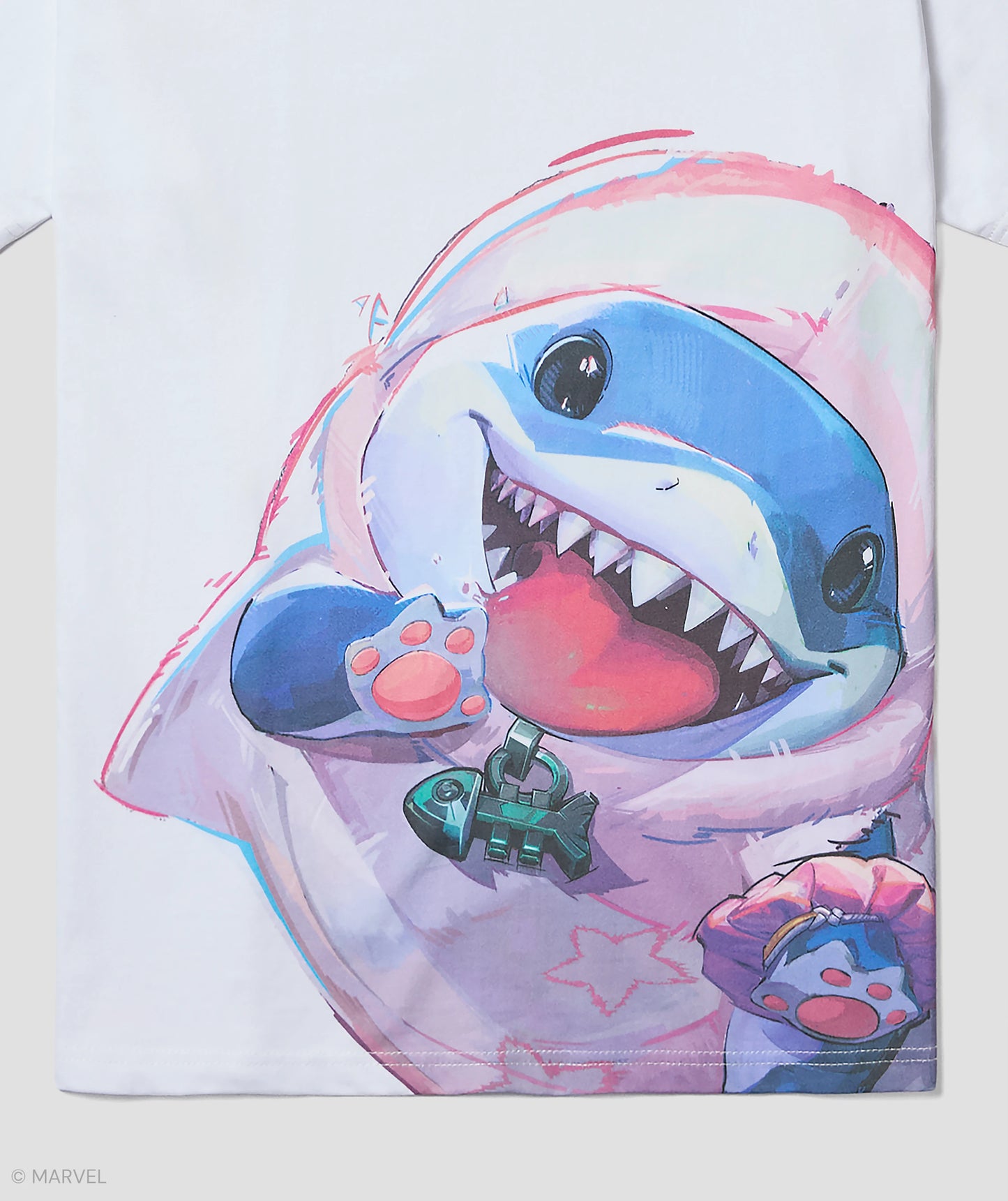 MARVEL RIVALS JEFF THE LAND SHARK TEE - Team Liquid
