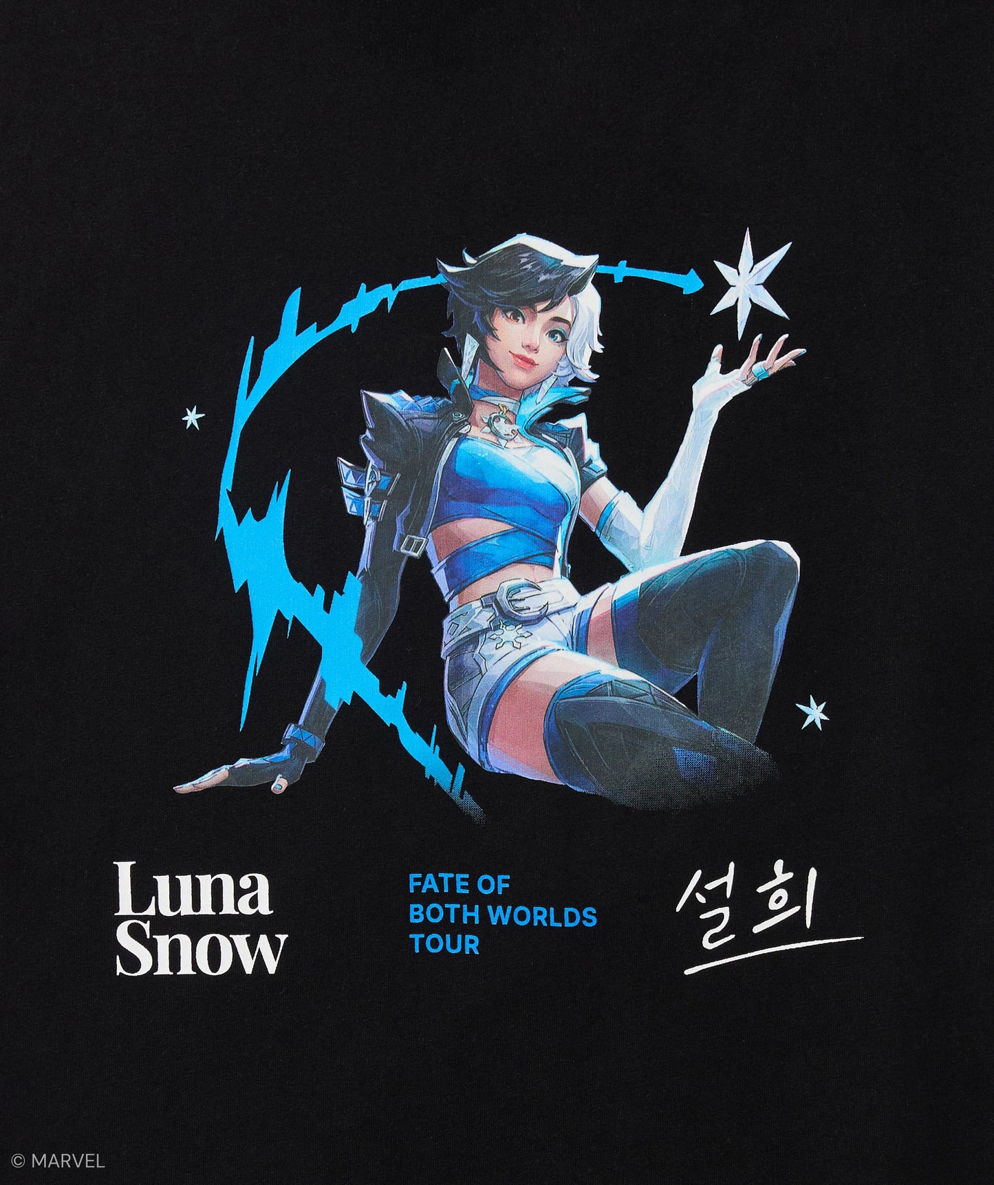 MARVEL RIVALS LUNA SNOW WORLD TOUR TEE - Team Liquid