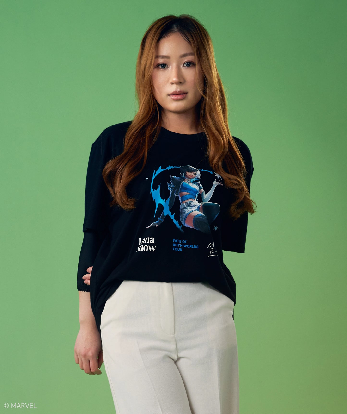 MARVEL RIVALS LUNA SNOW WORLD TOUR TEE - Team Liquid