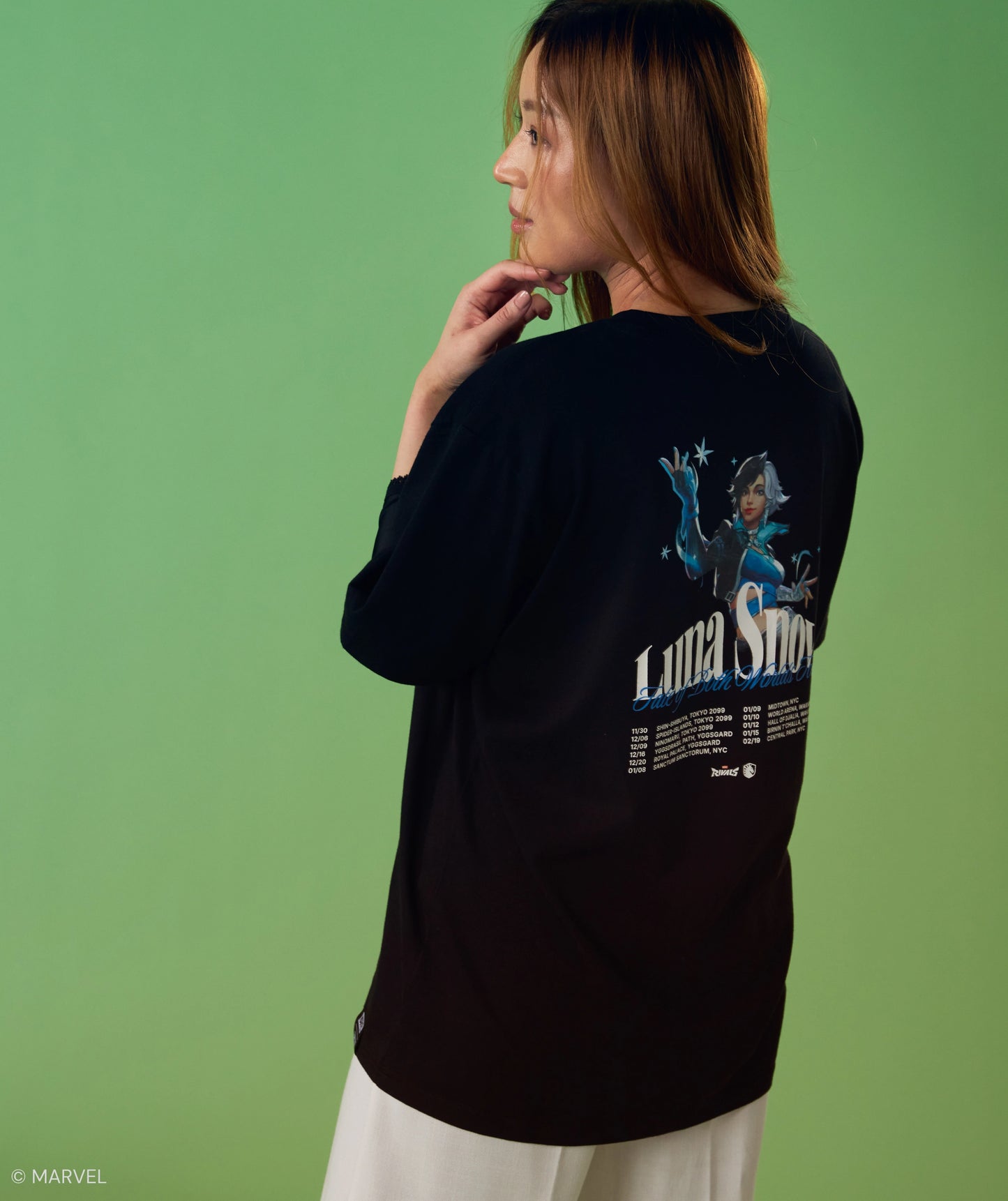 MARVEL RIVALS LUNA SNOW WORLD TOUR TEE - Team Liquid