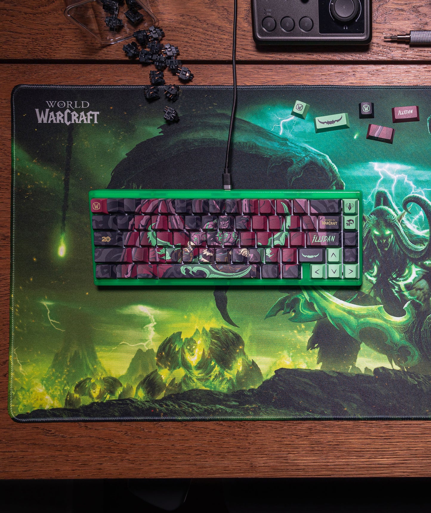 WORLD OF WARCRAFT ILLIDAN MOUSEPAD