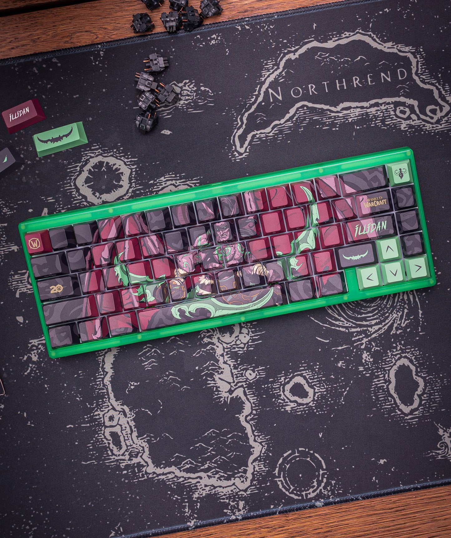 WORLD OF WARCRAFT ILLIDAN STORMRAGE KEYCAP SET