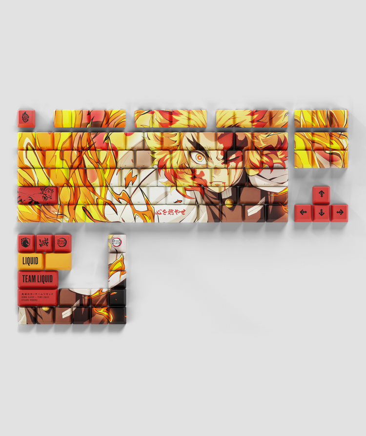 Kyojuro rengoku full art keycap set - Demon Slayer Official Anime ...