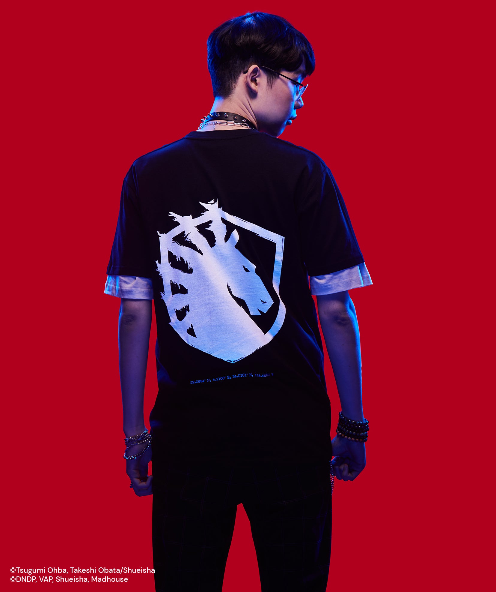 palace DEATH NOTE T-SHIRT 黒　XL T-shirt - Death Note Logo - 100%Cotton Unisex Shirt – Anime