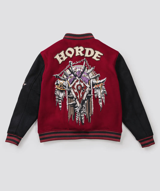 WORLD OF WARCRAFT HORDE VARSITY JACKET