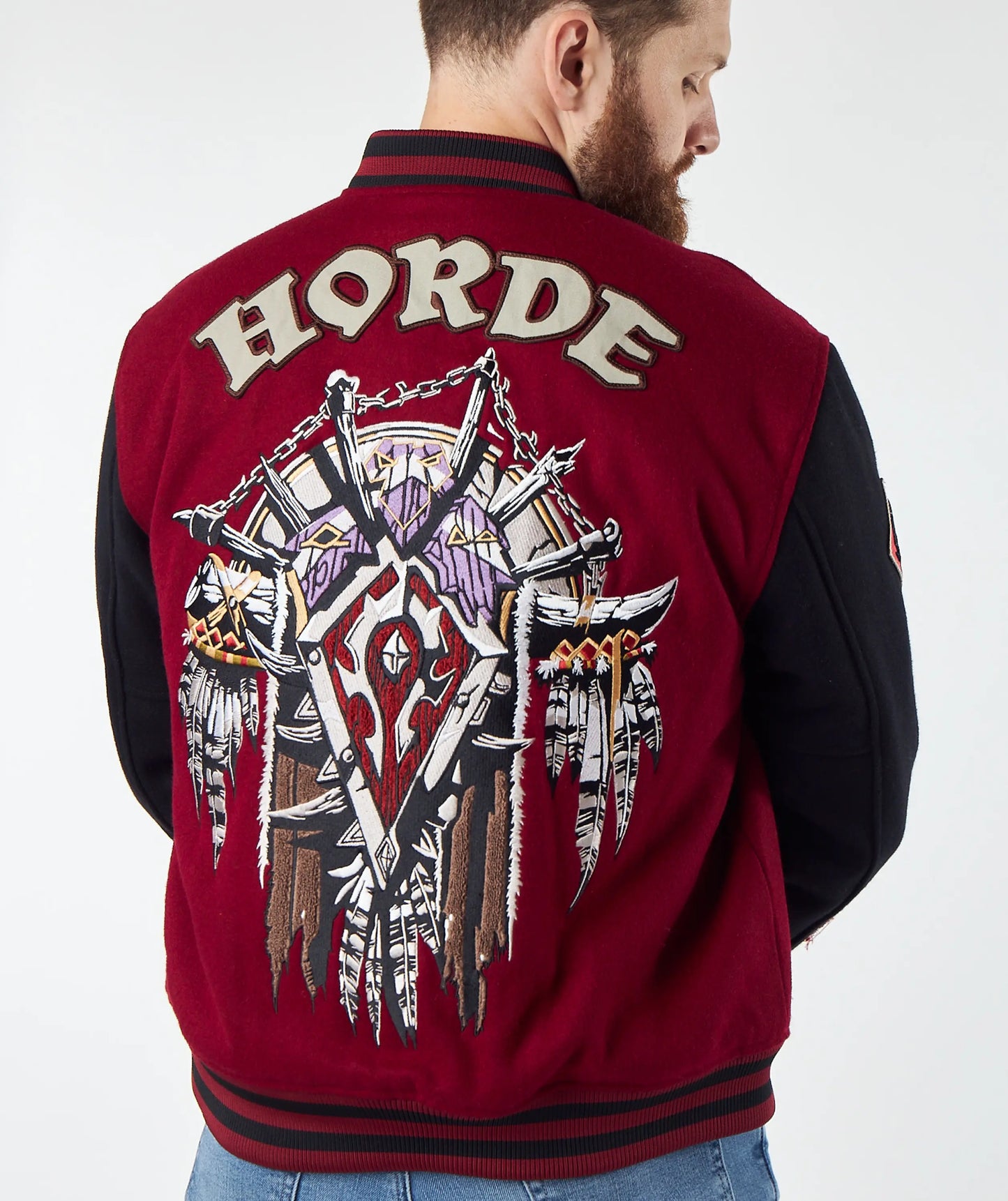 WORLD OF WARCRAFT HORDE VARSITY JACKET