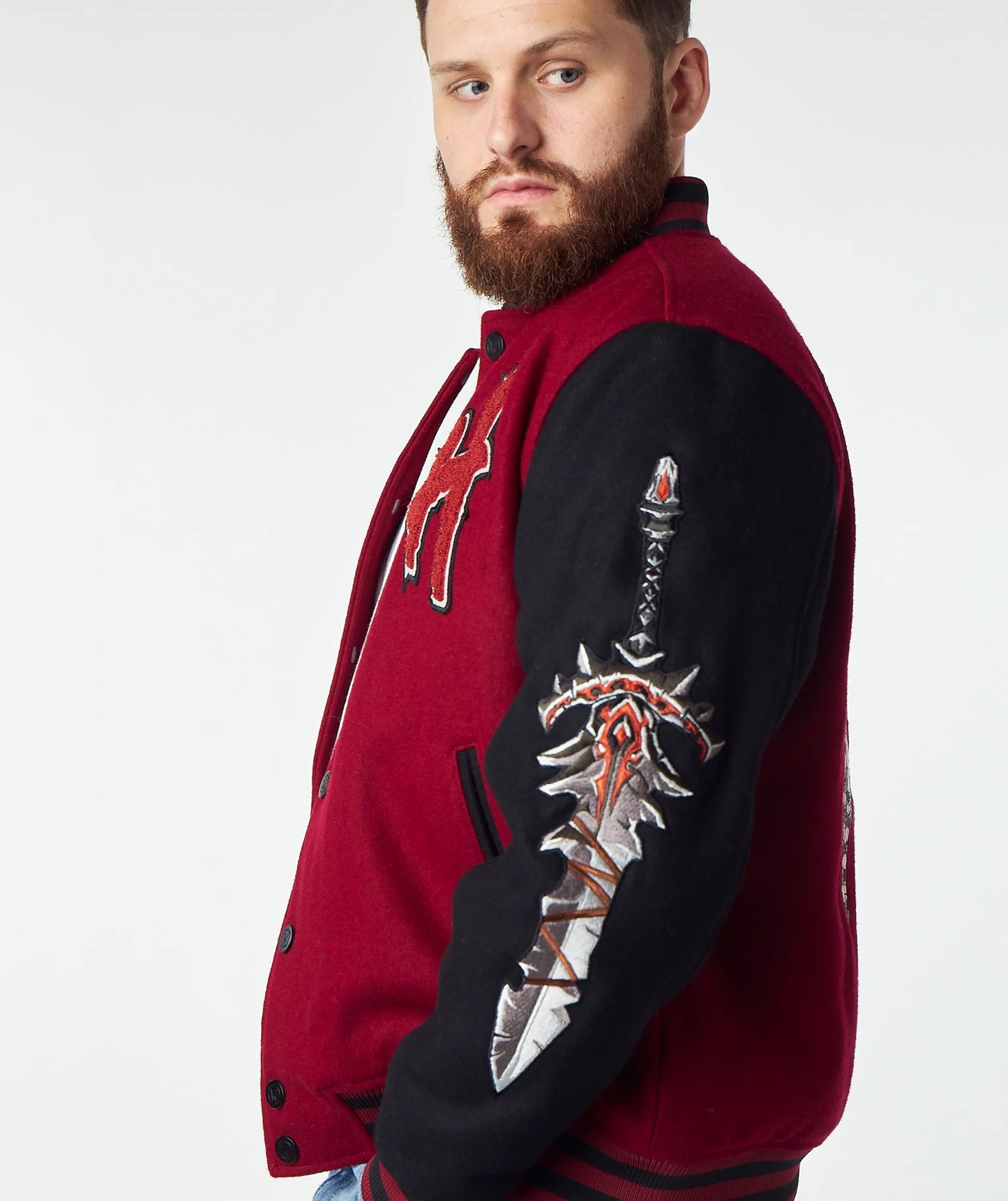WORLD OF WARCRAFT HORDE VARSITY JACKET