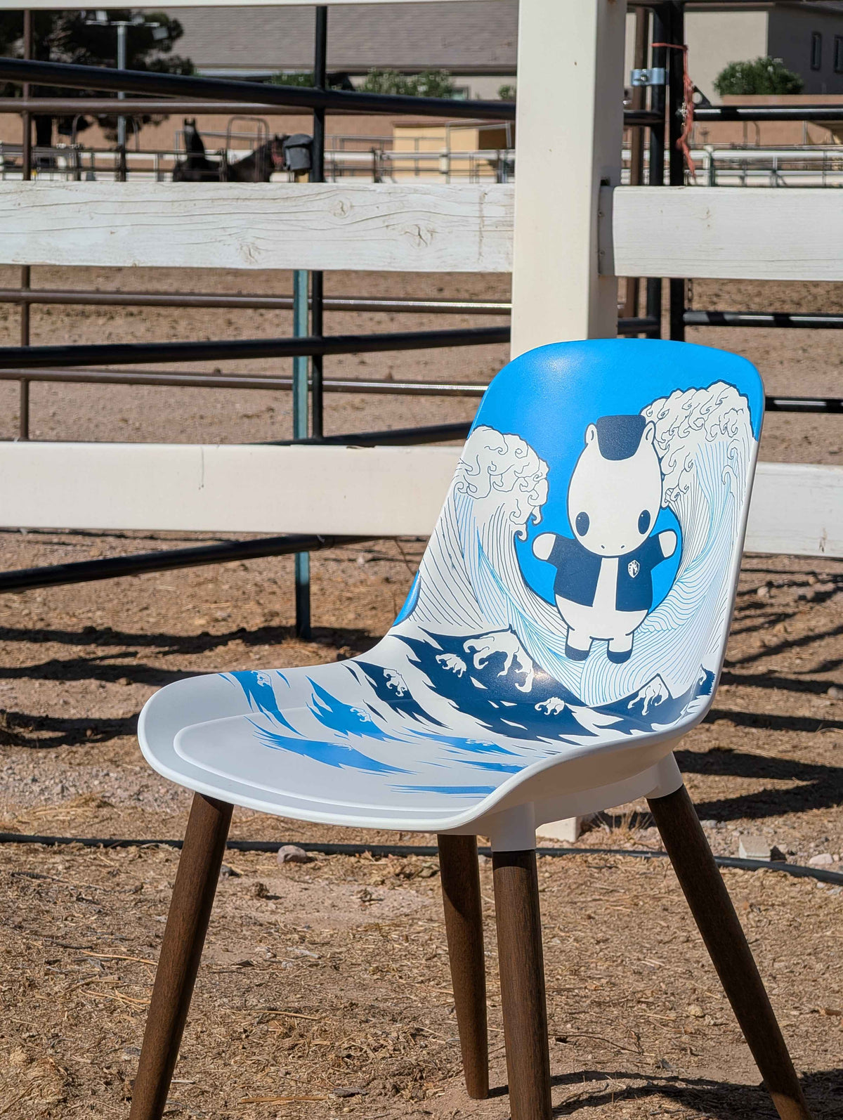 TEAM LIQUID CASE STUDY SHELL CHAIR - BLUE