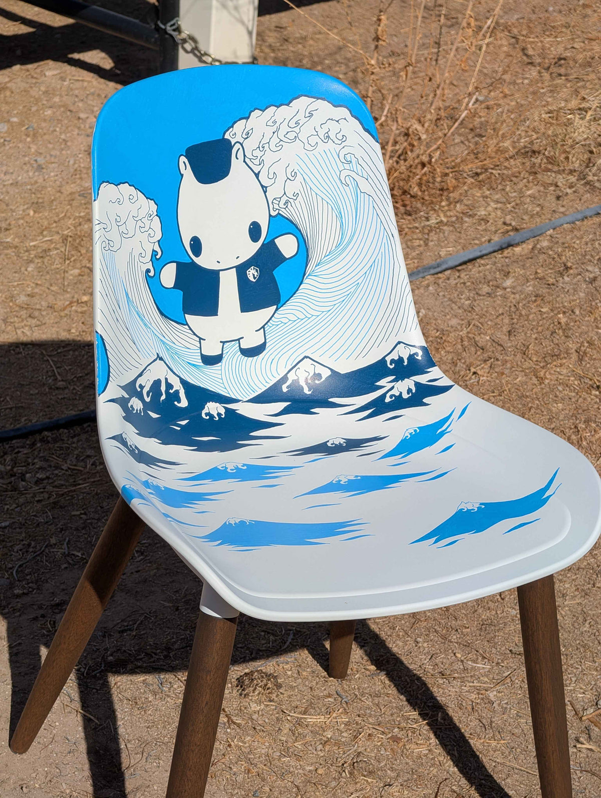 TEAM LIQUID CASE STUDY SHELL CHAIR - BLUE