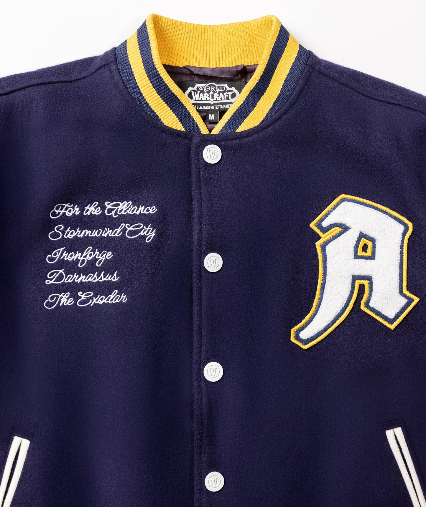 WORLD OF WARCRAFT ALLIANCE VARSITY JACKET