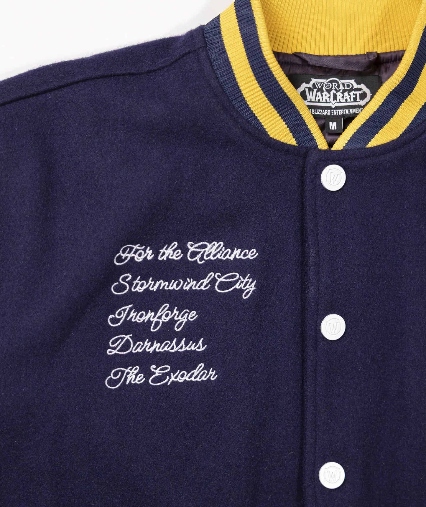 WORLD OF WARCRAFT ALLIANCE VARSITY JACKET