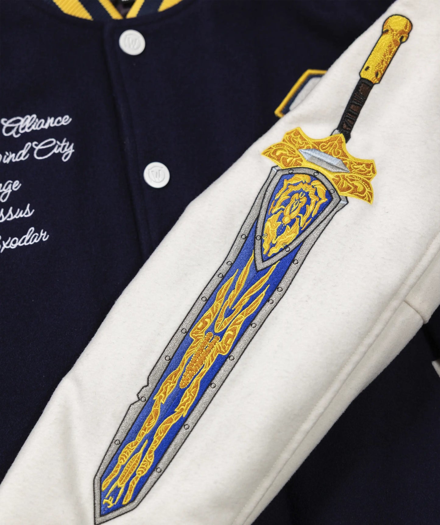 WORLD OF WARCRAFT ALLIANCE VARSITY JACKET