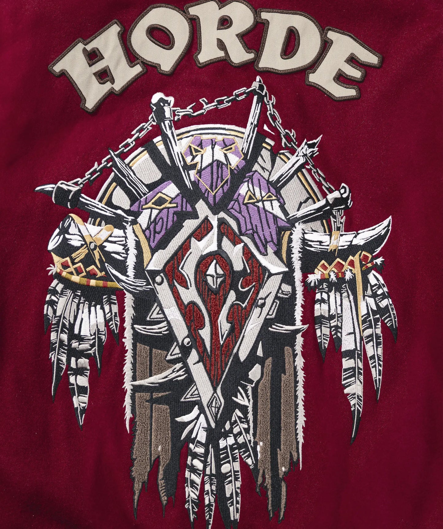 WORLD OF WARCRAFT HORDE VARSITY JACKET