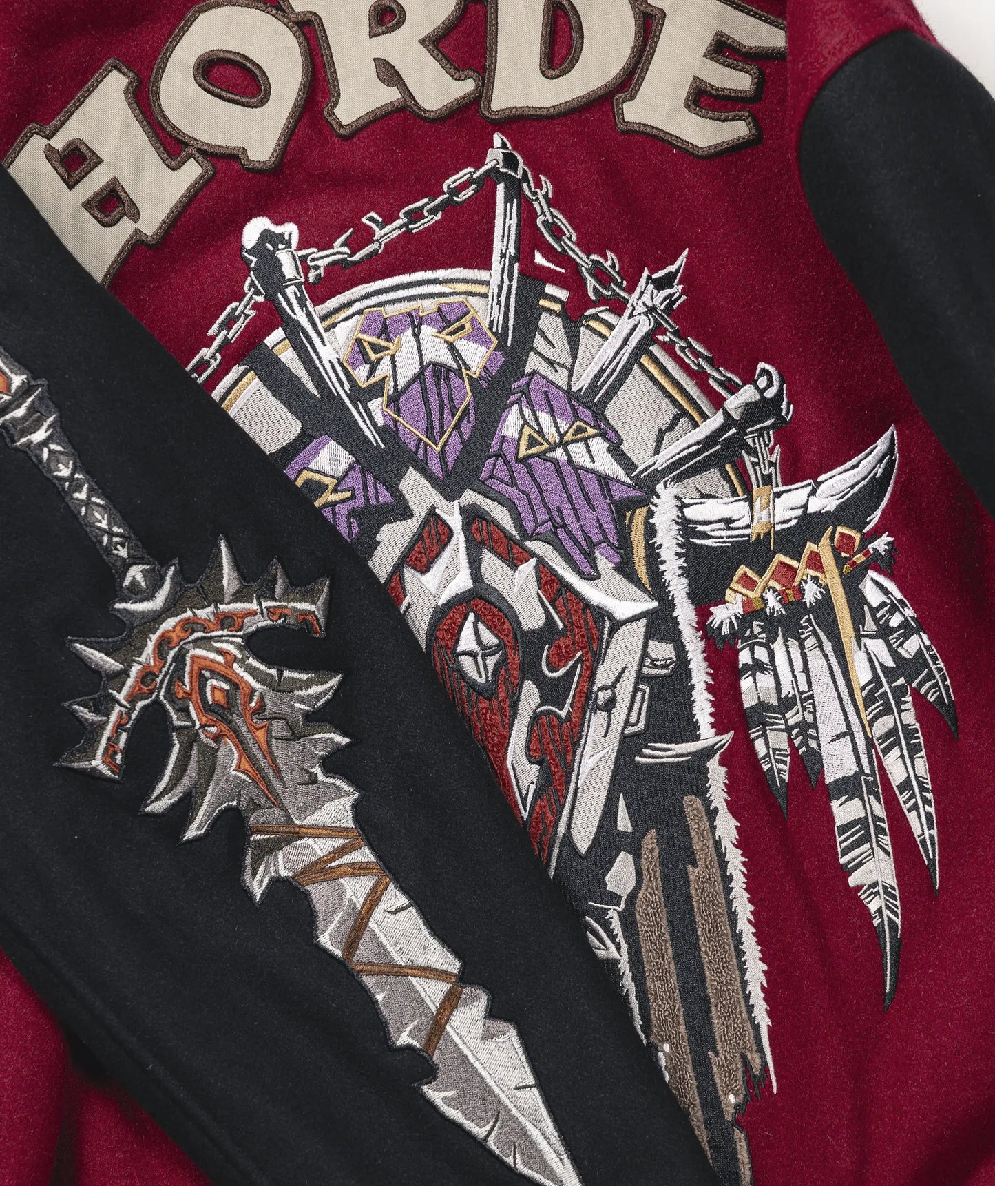 WORLD OF WARCRAFT HORDE VARSITY JACKET